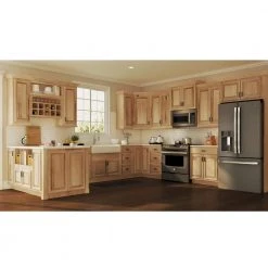 Hampton Bay 3 in. W x 36 in. H Cabinet Filler in Natural Hickory -Hampton Bay Shop natural hickory hampton bay kitchen cabinet moulding kafs336x nhk 1f 1000