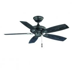 Hampton Bay Gazebo II 42 in. Indoor/Outdoor Natural Iron Ceiling Fan