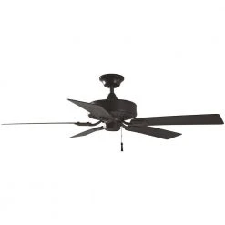 Hampton Bay Barrow Island 52 in. Natural Iron Smart Hubspace Ceiling Fan with Remote -Hampton Bay Shop natural iron hampton bay ceiling fans without lights yg529 ni hs c3 1000
