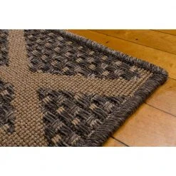 Hampton Bay Santorini Chevron Diamonds Natural/Pebble 8 ft. x 10 ft. Indoor/Outdoor Area Rug -Hampton Bay Shop natural pebble hampton bay outdoor rugs 1702up80 106p 77 1000