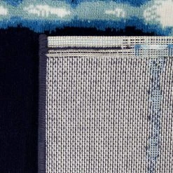 Hampton Bay Tie-Dye Navy 5 ft. x 7 ft. Checkered Indoor/Outdoor Area Rug -Hampton Bay Shop navy hampton bay outdoor rugs 3004130 1d 1000