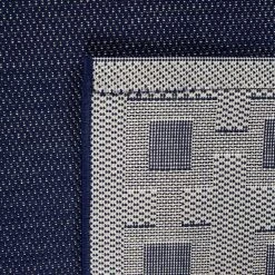 Hampton Bay Chain Border Navy 8 ft. x 10 ft. Indoor/Outdoor Area Rug -Hampton Bay Shop navy hampton bay outdoor rugs 3004154 1d 1000