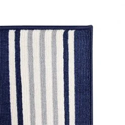 Hampton Bay Stripes Navy/White 5 ft. x 7 ft. Indoor/Outdoor Area Rug -Hampton Bay Shop navy hampton bay outdoor rugs 3004181 a0 1000