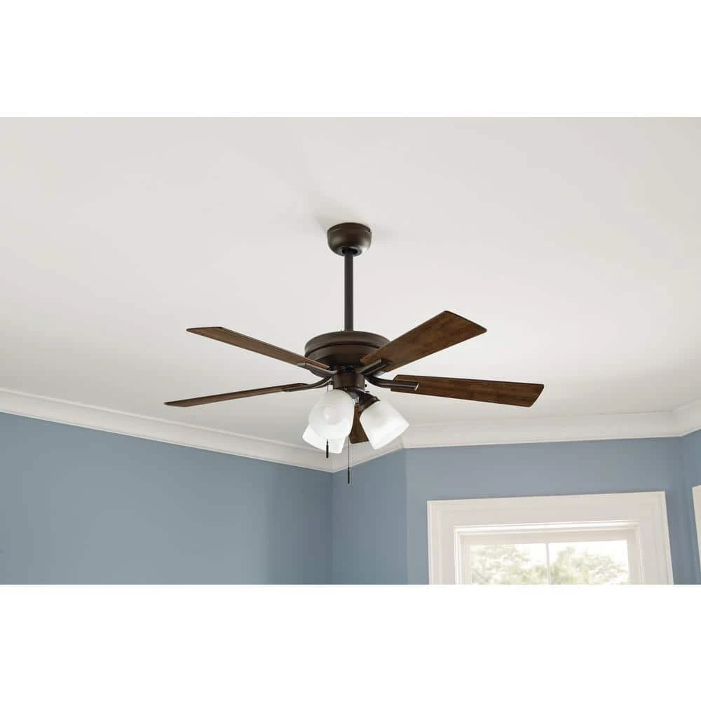 Hampton Bay Sinclair II 44 in. Indoor Oil Rubbed Bronze LED Ceiling Fan with Light 10 Hampton Bay Sinclair II 44 in. Indoor Oil Rubbed Bronze LED Ceiling Fan with Light - Image 10