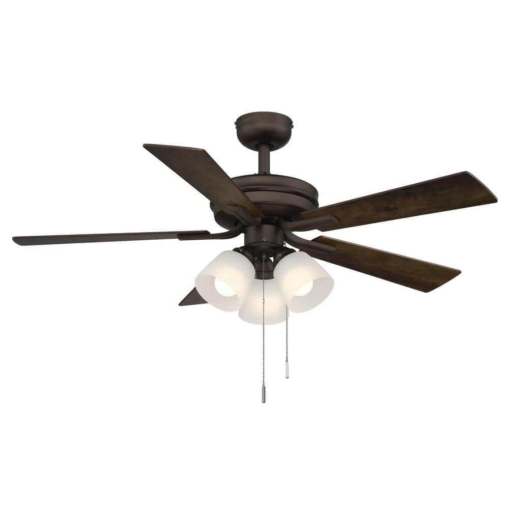 Hampton Bay Sinclair II 44 in. Indoor Oil Rubbed Bronze LED Ceiling Fan with Light 1 Hampton Bay Sinclair II 44 in. Indoor Oil Rubbed Bronze LED Ceiling Fan with Light