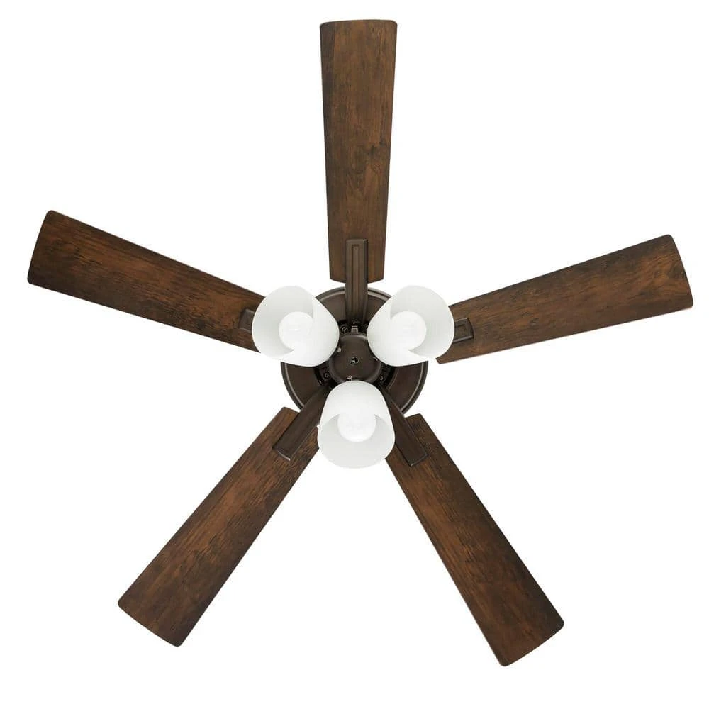 Hampton Bay Sinclair II 44 in. Indoor Oil Rubbed Bronze LED Ceiling Fan with Light 5 Hampton Bay Sinclair II 44 in. Indoor Oil Rubbed Bronze LED Ceiling Fan with Light - Image 5