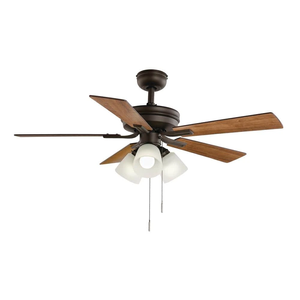 Hampton Bay Sinclair II 44 in. Indoor Oil Rubbed Bronze LED Ceiling Fan with Light 6 Hampton Bay Sinclair II 44 in. Indoor Oil Rubbed Bronze LED Ceiling Fan with Light - Image 6
