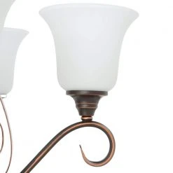 Hampton Bay Westwood 5-Light Oil-Rubbed Bronze Chandelier with Frosted White Glass Shades 20 Hampton Bay Westwood 5-Light Oil-Rubbed Bronze Chandelier with Frosted White Glass Shades -Hampton Bay Shop oil rubbed bronze hampton bay chandeliers iay8115a 4 66 1000