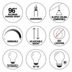 Hampton Bay Westwood 5-Light Oil-Rubbed Bronze Chandelier with Frosted White Glass Shades 26 Hampton Bay Westwood 5-Light Oil-Rubbed Bronze Chandelier with Frosted White Glass Shades -Hampton Bay Shop oil rubbed bronze hampton bay chandeliers iay8115a 4 fa 1000