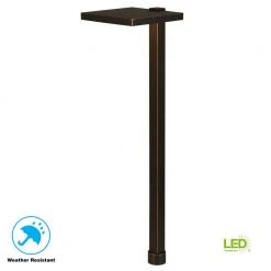 Hampton Bay Glenwood 5.6-Watt Oil Rubbed Bronze Outdoor Integrated LED Landscape Path Light