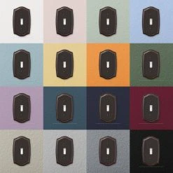 Hampton Bay Vineyard Aged Bronze 1-Gang Duplex Steel Wall Plate (4-Pack) -Hampton Bay Shop oil rubbed bronze steel hampton bay outlet wall plates 159ddbhb 4 66 1000