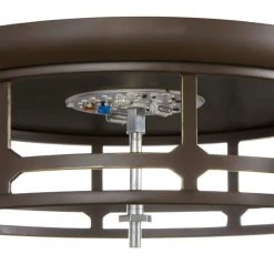 Hampton Bay Portland Court 14 in. 1-Light Oil Rubbed Bronze with Gold Highlights LED Flush Mount -Hampton Bay Shop oil rubbed bronze with gold highlights hampton bay flush mount lights 23984 a0 1000