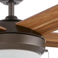 Hampton Bay Claret 52 in. Indoor Oil Rubbed Bronze Ceiling Fan with Light Kit -Hampton Bay Shop oiled rubbed bronze hampton bay ceiling fans with lights sw20006 orb 1d 1000