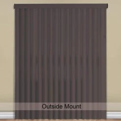 Hampton Bay Pearl Gray Room Darkening 3.5 in. Vertical Blind Kit for Sliding Door or Window - 78 in. W x 84 in. L -Hampton Bay Shop pearl gray hampton bay vertical blinds 10793478808441 66 1000