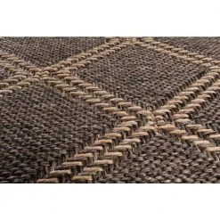 Hampton Bay Santorini Diamond Pebble/Natural 5 ft. x 8 ft. Indoor/Outdoor Area Rug -Hampton Bay Shop pebble natural hampton bay outdoor rugs 1701pu58 106p c3 1000