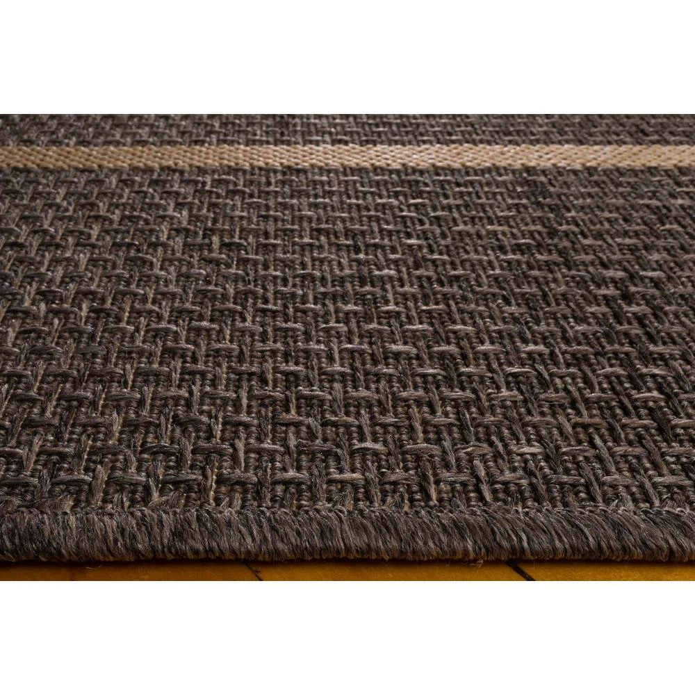 Hampton Bay Santorini Long Floats Pebble/Natural 5 ft. x 8 ft. Indoor/Outdoor Area Rug 3 Hampton Bay Santorini Long Floats Pebble/Natural 5 ft. x 8 ft. Indoor/Outdoor Area Rug - Image 3