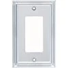 Hampton Bay Chrome 1-Gang Decorator/Rocker Wall Plate (1-Pack)