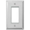Hampton Bay Acrylic 1 Gang Rocker Acryilic Wall Plate - Polished Mirror