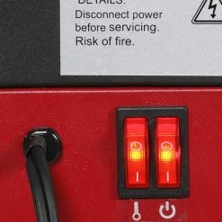 Hampton Bay Crestland 13 in. Desktop Electric Fireplace in Red -Hampton Bay Shop red hampton bay freestanding electric fireplaces est 13 60 y a0 1000