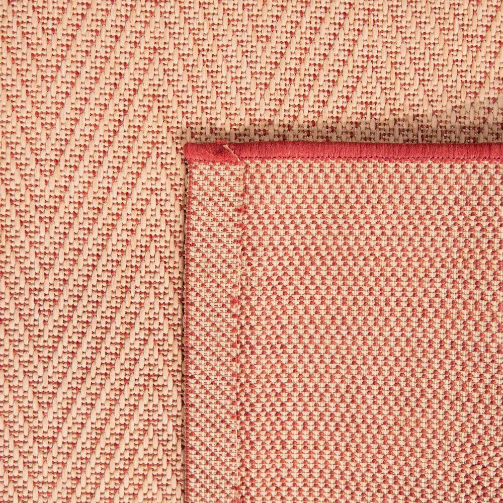 Hampton Bay Border Red/Beige 5 ft. x 7 ft. Indoor/Outdoor Area Rug 6 Hampton Bay Border Red/Beige 5 ft. x 7 ft. Indoor/Outdoor Area Rug - Image 6