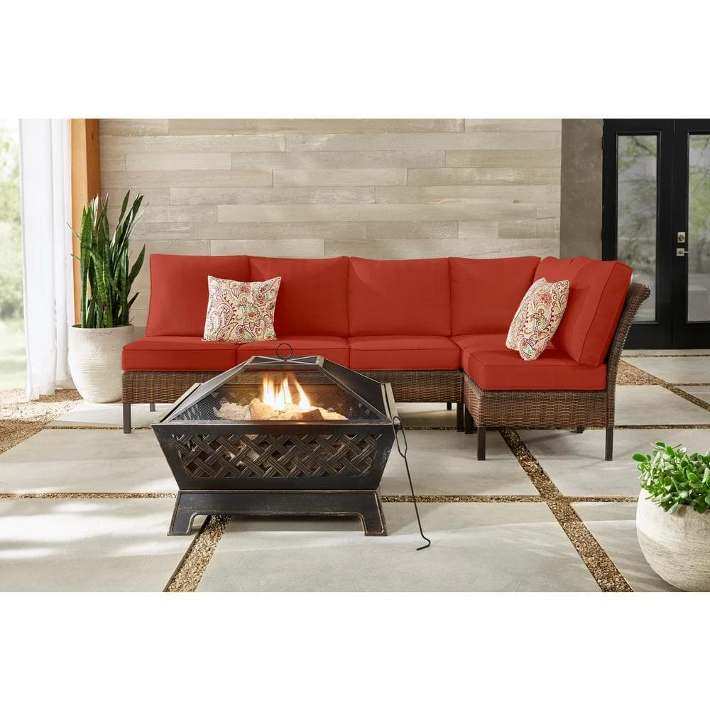 Hampton Bay Tipton 34 in. Steel Deep Bowl Fire Pit in Oil Rubbed Bronze 10 Hampton Bay Tipton 34 in. Steel Deep Bowl Fire Pit in Oil Rubbed Bronze - Image 10