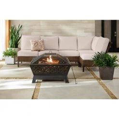 Hampton Bay Tipton 34 in. Steel Deep Bowl Fire Pit in Oil Rubbed Bronze 17 Hampton Bay Tipton 34 in. Steel Deep Bowl Fire Pit in Oil Rubbed Bronze -Hampton Bay Shop rubbed bronze hampton bay wood burning fire pits ofw832s 40 1000