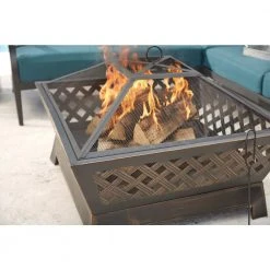 Hampton Bay Tipton 34 in. Steel Deep Bowl Fire Pit in Oil Rubbed Bronze 27 Hampton Bay Tipton 34 in. Steel Deep Bowl Fire Pit in Oil Rubbed Bronze -Hampton Bay Shop rubbed bronze hampton bay wood burning fire pits ofw832s 76 1000