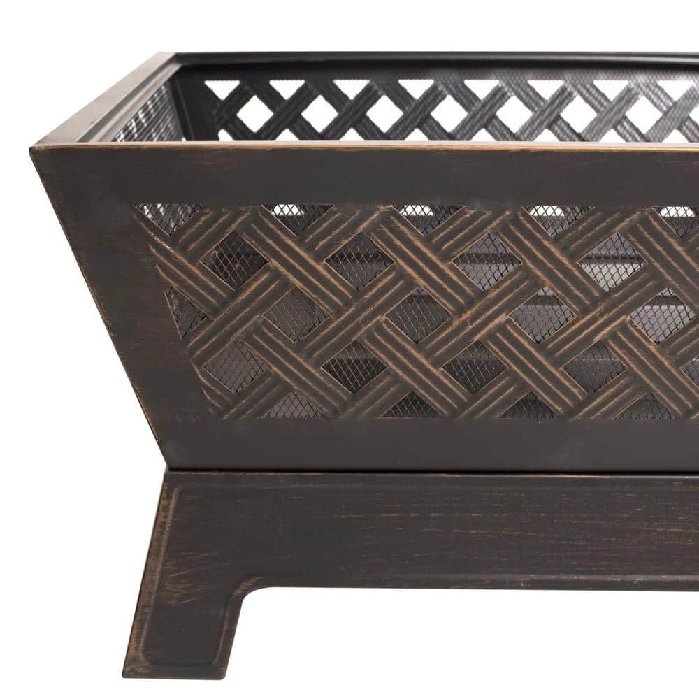 Hampton Bay Tipton 34 in. Steel Deep Bowl Fire Pit in Oil Rubbed Bronze 8 Hampton Bay Tipton 34 in. Steel Deep Bowl Fire Pit in Oil Rubbed Bronze - Image 8