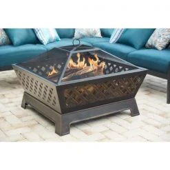 Hampton Bay Tipton 34 in. Steel Deep Bowl Fire Pit in Oil Rubbed Bronze 26 Hampton Bay Tipton 34 in. Steel Deep Bowl Fire Pit in Oil Rubbed Bronze -Hampton Bay Shop rubbed bronze hampton bay wood burning fire pits ofw832s fa 1000