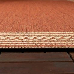 Hampton Bay Rust with Tan Border 9 ft. 2 in. x 12 ft. Indoor/Outdoor Area Rug 10 Hampton Bay Rust with Tan Border 9 ft. 2 in. x 12 ft. Indoor/Outdoor Area Rug -Hampton Bay Shop rust hampton bay outdoor rugs 3091243 40 1000
