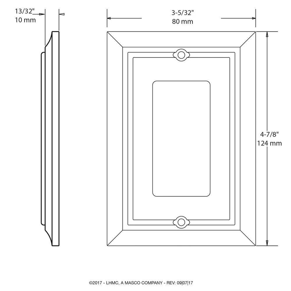 Hampton Bay Brown 1-Gang Decorator/Rocker Wall Plate (1-Pack) 10 Hampton Bay Brown 1-Gang Decorator/Rocker Wall Plate (1-Pack) - Image 10