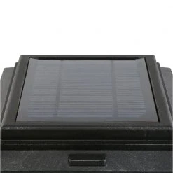 Hampton Bay Solar Outdoor Hand-Painted Sanded Iron Post Lantern with Seedy Glass Shade -Hampton Bay Shop sanded iron hampton bay post lanterns 46240 300ps 4f 1000