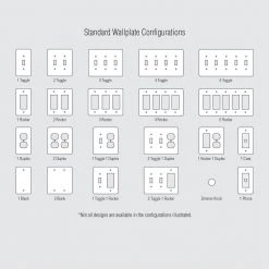 Hampton Bay Tiered 2 Gang 1-Toggle and 1-Duplex Metal Wall Plate - Satin Nickel -Hampton Bay Shop satin nickel hampton bay combination wall plates 84tdnhb c3 1000