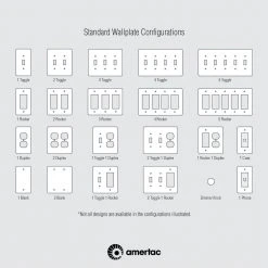 Hampton Bay Tiered 1 Gang Rocker Metal Wall Plate - Satin Nickel (4-Pack) -Hampton Bay Shop satin nickel hampton bay rocker light switch plates 84rnhb 4 a0 1000