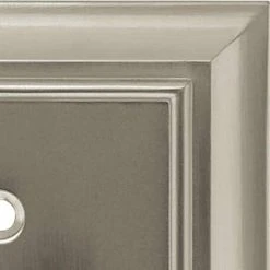 Hampton Bay Nickel 1-Gang Decorator/Rocker Wall Plate (1-Pack) -Hampton Bay Shop satin nickel hampton bay rocker light switch plates w10244 sn uh 40 1000