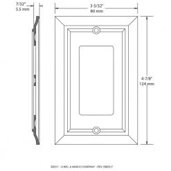 Hampton Bay Nickel 1-Gang Decorator/Rocker Wall Plate (1-Pack) -Hampton Bay Shop satin nickel hampton bay rocker light switch plates w10244 sn uh 44 1000