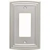 Hampton Bay Nickel 1-Gang Decorator/Rocker Wall Plate (1-Pack)