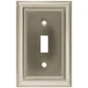 Hampton Bay Nickel 1-Gang Toggle Wall Plate (1-Pack)