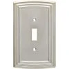 Hampton Bay Nickel 1-Gang Toggle Wall Plate (1-Pack)