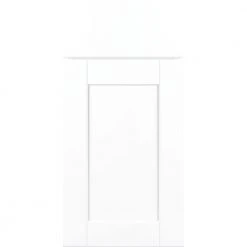 Hampton Bay Shaker Satin White Stock Assembled Base Kitchen Cabinet with Ball-Bearing Drawer Glides (24 in. x 34.5 in. x 24 in.) -Hampton Bay Shop satin white hampton bay assembled kitchen cabinets kb24 ssw 44 1000