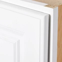 Hampton Bay Hampton Satin White Raised Panel Stock Assembled Lazy Susan Corner Base Kitchen Cabinet (28.5 in. x 34.5 in. x 16.5 in.) -Hampton Bay Shop satin white hampton bay assembled kitchen cabinets kbls36 sw 31 1000