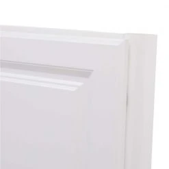 Hampton Bay Hampton Satin White Raised Panel Stock Sink Base Kitchen Cabinet 36 in. W x 34.5 in. D H x 24 in. D -Hampton Bay Shop satin white hampton bay assembled kitchen cabinets kcsb36 sw fa 1000
