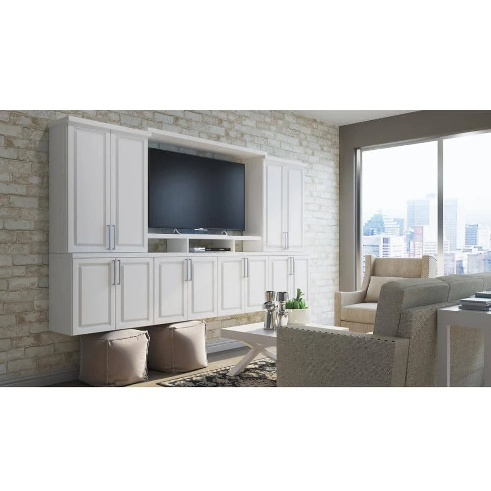 Hampton Bay Hampton Satin White Raised Panel Stock Assembled Pots and Pans Drawer Base Kitchen Cabinet (30 in. x 34.5 in. x 24 in.) 8 Hampton Bay Hampton Satin White Raised Panel Stock Assembled Pots and Pans Drawer Base Kitchen Cabinet (30 in. x 34.5 in. x 24 in.) - Image 8