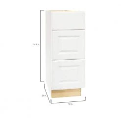 Hampton Bay Hampton Assembled 12x34.5x21 in. Bathroom Vanity Drawer Base Cabinet with Ball-Bearing Drawer Glides in Satin White 17 Hampton Bay Hampton Assembled 12x34.5x21 in. Bathroom Vanity Drawer Base Cabinet with Ball-Bearing Drawer Glides in Satin White -Hampton Bay Shop satin white hampton bay assembled kitchen cabinets kvdb12 sw 40 1000