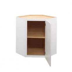 Hampton Bay Hampton Satin White Raised Panel Stock Assembled Diagonal Corner Wall Kitchen Cabinet (24 in. x 30 in. x 12 in.) 19 Hampton Bay Hampton Satin White Raised Panel Stock Assembled Diagonal Corner Wall Kitchen Cabinet (24 in. x 30 in. x 12 in.) -Hampton Bay Shop satin white hampton bay assembled kitchen cabinets kwd2430 sw 77 1000