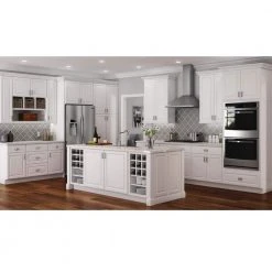 Hampton Bay Hampton Satin White Raised Panel Stock Assembled Diagonal Corner Wall Kitchen Cabinet (24 in. x 30 in. x 12 in.) 15 Hampton Bay Hampton Satin White Raised Panel Stock Assembled Diagonal Corner Wall Kitchen Cabinet (24 in. x 30 in. x 12 in.) -Hampton Bay Shop satin white hampton bay assembled kitchen cabinets kwd2430 sw e1 1000