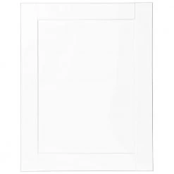 Hampton Bay Shaker 23 in. W x 29.50 in. H Base Cabinet Decorative End Panel in Satin White