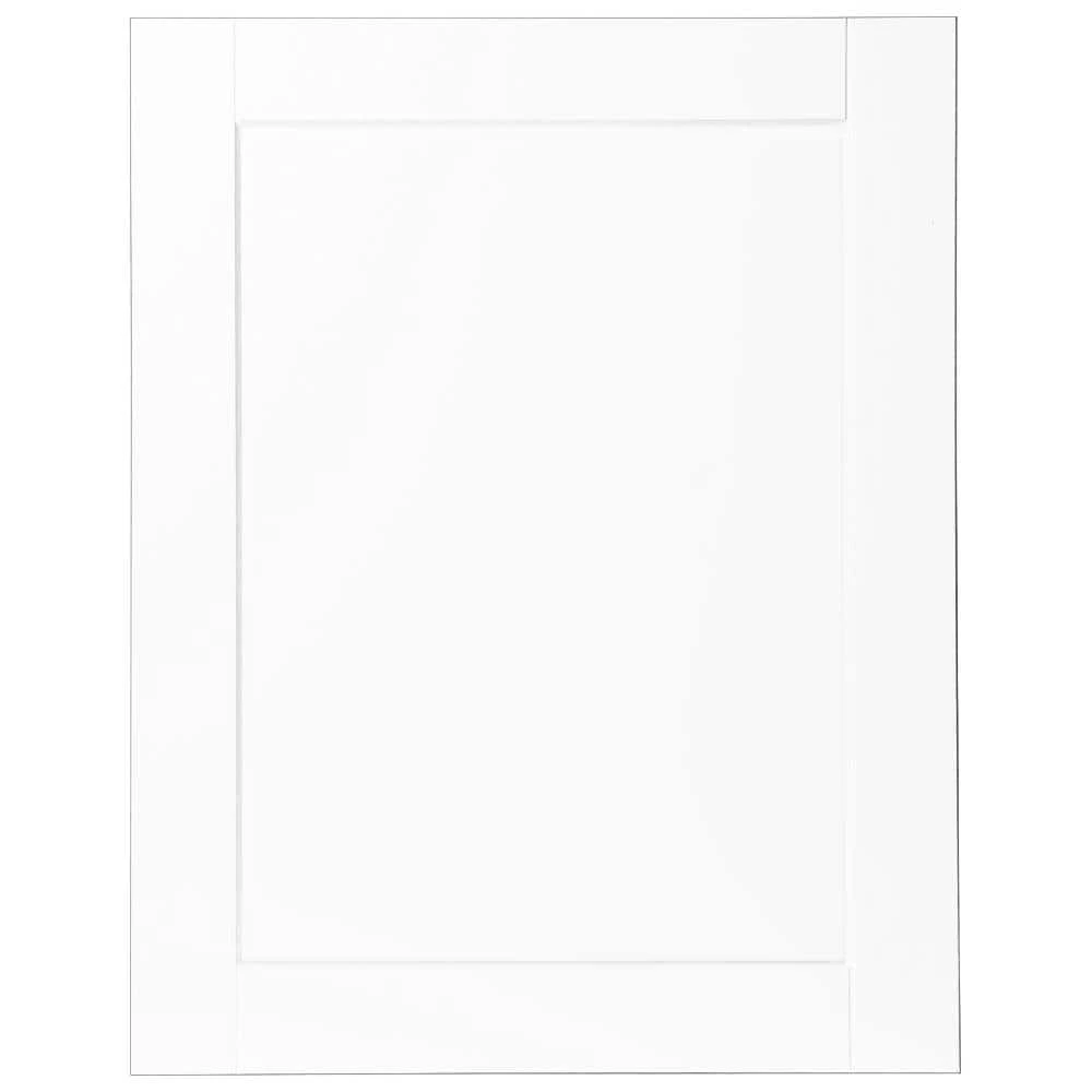 Hampton Bay Shaker 23 in. W x 29.50 in. H Base Cabinet Decorative End Panel in Satin White 1 Hampton Bay Shaker 23 in. W x 29.50 in. H Base Cabinet Decorative End Panel in Satin White