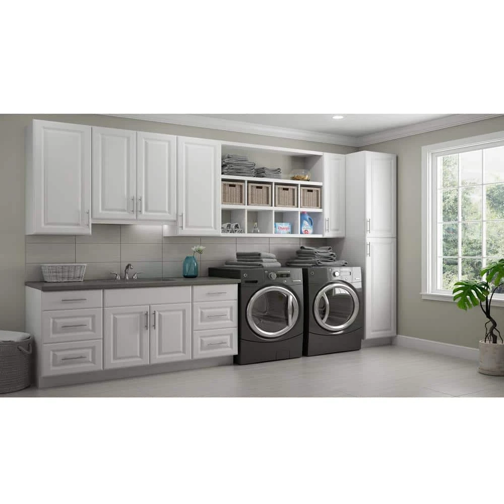 Hampton Bay 48 in. W x 34.5 in. H End Panel in Satin White 10 Hampton Bay 48 in. W x 34.5 in. H End Panel in Satin White - Image 10