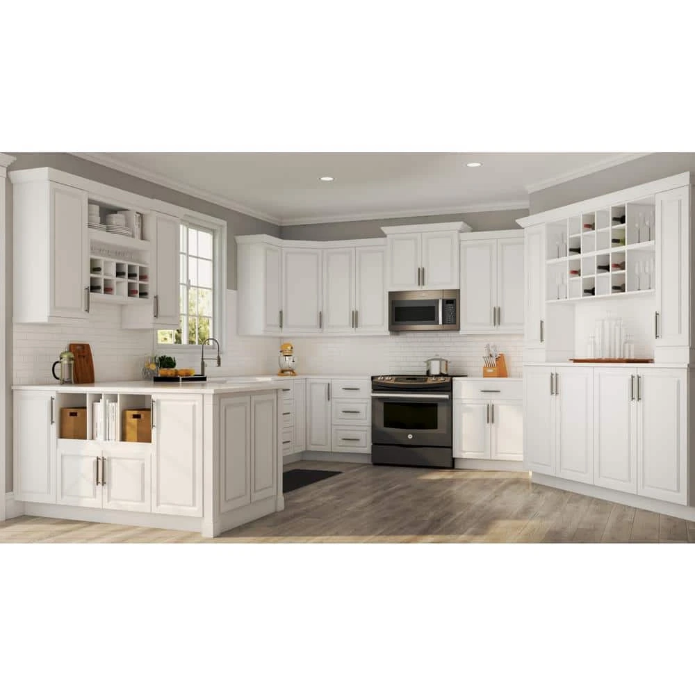 Hampton Bay 3 in. W x 36 in. H Cabinet Filler in Satin White 8 Hampton Bay 3 in. W x 36 in. H Cabinet Filler in Satin White - Image 8